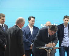 O governador Carlos Massa Ratinho Junior participa nesta sexta-feira (09), em Toledo, do anúncio de instalação de um complexo hospitalar e de saúde no Biopark ? Parque Científico e Tecnológico de Biociências