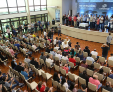 Os investimentos do Governo do Estado no Litoral somam R$ 57,5 milhões. O governador Carlos Massa Ratinho Junior esteve neste sábado (10) em Matinhos para a entrega oficial de obras de saneamento que somam R$ 50 milhões. Foto: José Fernando Ogura/AEN