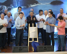 Os investimentos do Governo do Estado no Litoral somam R$ 57,5 milhões. O governador Carlos Massa Ratinho Junior esteve neste sábado (10) em Matinhos para a entrega oficial de obras de saneamento que somam R$ 50 milhões. Foto: José Fernando Ogura/AEN