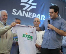Os investimentos do Governo do Estado no Litoral somam R$ 57,5 milhões. O governador Carlos Massa Ratinho Junior esteve neste sábado (10) em Matinhos para a entrega oficial de obras de saneamento que somam R$ 50 milhões. Foto: José Fernando Ogura/AEN