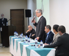 Um simulado em emergência sanitária para atendimento de foco de febre aftosa foi aberto nesta segunda-feira (12), em São José dos Pinhais, Região Metropolitana de Curitiba. O evento segue até 17 de agosto com o objetivo de preparar os profissionais para atendimento em uma eventual situação de foco da doença, já que o Paraná trabalha para se tornar Área Livre de Febre Aftosa sem Vacinação. Foto: Gisele Barão/SEAB