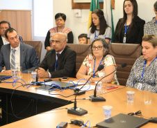Tomaram posse nesta segunda-feira (12) os novos integrantes do Conselho de Contribuintes e Recursos Fiscais (CCRF). Órgão da Secretaria de Estado da Fazenda, o Conselho é responsável pelo julgamento em segunda instância administrativa dos recursos de contribuintes que recorreram de multas e já perderam em primeira instância. Foto: José Fernando Ogura/AEN