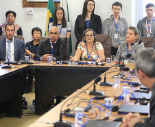 Tomaram posse nesta segunda-feira (12) os novos integrantes do Conselho de Contribuintes e Recursos Fiscais (CCRF). Órgão da Secretaria de Estado da Fazenda, o Conselho é responsável pelo julgamento em segunda instância administrativa dos recursos de contribuintes que recorreram de multas e já perderam em primeira instância. Foto: José Fernando Ogura/AEN