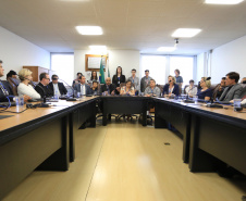 Tomaram posse nesta segunda-feira (12) os novos integrantes do Conselho de Contribuintes e Recursos Fiscais (CCRF). Órgão da Secretaria de Estado da Fazenda, o Conselho é responsável pelo julgamento em segunda instância administrativa dos recursos de contribuintes que recorreram de multas e já perderam em primeira instância. Foto: José Fernando Ogura/AEN