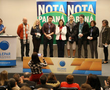 São três entidades de assistência social as ganhadoras deste mês dos prêmios distribuídos pelo programa Nota Paraná, mantido pela Secretaria de Estado da Fazenda. O programa devolve 30% do Imposto sobre Circulação de Mercadorias e Serviços (ICMS) recolhido pela Receita Estadual ao consumidor que pede nota fiscal no comércio. Foto: José Fernando Ogura/AEN