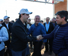 O governador Carlos Massa Ratinho Junior visita nesta quinta-feira (15), a Agroleite, realizado pela Cooperativa Castrolanda, em Castro, nos Campos Gerais. Considerado um dos maiores eventos da cadeia do leite na América, a Agroleite tem foco na tecnologia, produtividade e melhores resultados para os produtores. Castro, 15/08/2019 -  Foto: Geraldo Bubniak/AEN