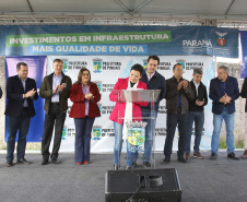 Pinhais, na Região Metropolitana de Curitiba, vai investir em construção de calçadas, compra de maquinários e reparos em escolas. O montante soma R$ 5,5 milhões e inbclui, também, a ampliação do sistema de abastecimento de água. Nesta sexta-feira (16), o governador Carlos Massa Ratinho Junior confirmou o pacote de investimento no município e destacou outras ações do Estado na Grande Curitiba.