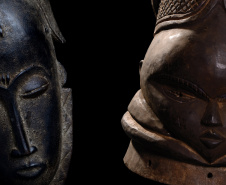 Na terça-feira, 20/8, acontecerá no Museu Oscar Niemeyer mais um encontro do programa Arte Para Maiores. Desta vez, a mediação será na exposição “África: Mãe de Todos Nós”, que reúne uma significativa coleção de máscaras africanas. Foto: Divulgação/MON