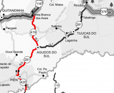 Três rodovias da Região Metropolitana de Curitiba, próximas a Santa Catarina, estão sendo recuperadas pelo Departamento de Estradas de Rodagem do Paraná (DER/PR)
