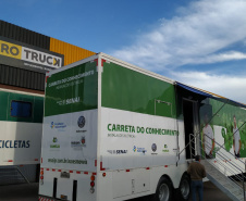 Carretas do Conhecimento formam mais 148 alunos em agosto. Foto: Divulgação/SEJUF