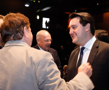 O governador Carlos Massa Ratinho Junior participa da abertura do III Forum Gestão Pública FACIAP, Caminhos do Crescimento.