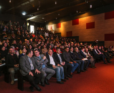 Abertura da primeira audiência pública do Plano Plurianual 2020-2023. O encontro acontece no auditório do Museu Oscar Niemeyer, em Curitiba.  Curitiba, 21/08/2019 -Foto: Geraldo Bubniak/AEN
