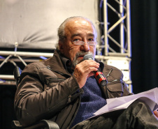 O diretor-geral da Secretaria de Desenvolvimento Sustentável e Turismo, Lindsley da Silva Rasca Rodrigues na primeira audiência pública do Plano Plurianual 2020-2023. O encontro acontece no auditório do Museu Oscar Niemeyer, em Curitiba.  Curitiba, 21/08/2019 -Foto: Geraldo Bubniak/AEN