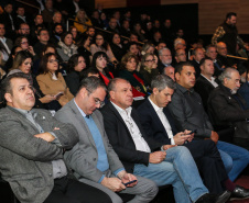 Abertura da primeira audiência pública do Plano Plurianual 2020-2023. O encontro acontece no auditório do Museu Oscar Niemeyer, em Curitiba.  Curitiba, 21/08/2019 -Foto: Geraldo Bubniak/AEN