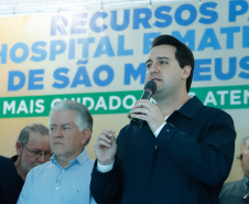 O governador Carlos Massa Ratinho Junior autorizou nesta quinta-feira (22) o início das obras do Hospital e Maternidade Dr. Paulo Fortes, em São Mateus do Sul. A iniciativa é parte do programa estadual de regionalização da Saúde, que tem como objetivo construir centros de especialidades em diversas regiões do Estado.