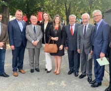 O vice-governador Darci Piana participou nesta quinta-feira (22) da abertura do 46º Zem&#283; živitelka, na cidade de &#268;eské Bud&#283;jovice, na República Tcheca. O evento reúne a maior feira de agricultura e indústria alimentar do País e tem como objetivo de debater os maiores desafios desta área. Foto: Divulgação/Vice-governadoria