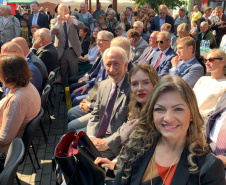 O vice-governador Darci Piana participou nesta quinta-feira (22) da abertura do 46º Zem&#283; živitelka, na cidade de &#268;eské Bud&#283;jovice, na República Tcheca. O evento reúne a maior feira de agricultura e indústria alimentar do País e tem como objetivo de debater os maiores desafios desta área. Foto: Divulgação/Vice-governadoria
