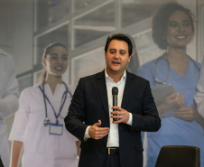 O governador Carlos Massa Ratinho Junior libera nesta segunda-feira (26),  em evento no Palácio Iguaçu, suplementação orçamentária para universidades estaduais.  Curitiba, 26/08/2019 -Foto: Geraldo Bubniak/AEN