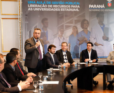 Governador Carlos Massa Ratinho Junior libera suplementação orçamentária para universidades estaduais. Curitiba, 26/08/2019 
