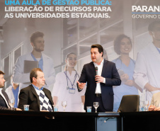 Governador Carlos Massa Ratinho Junior libera suplementação orçamentária para universidades estaduais. Curitiba, 26/08/2019 