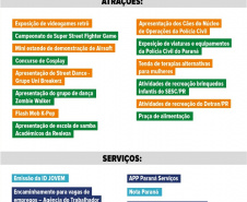 Geração Paraná oferece atrações gratuitas para os jovens