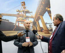 A empresa pública Portos do Paraná participa a partir desta terça-feira (27) da Logistique - Feira e Congresso de Logística e Negócios Multimodais, que acontece no Centro de Convenções Expoville, em Joinville, até quinta-feira (29). Foto: Divulgação/Portos do Paraná