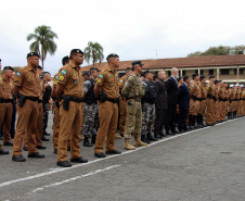 Curitiba, 28 de agosto de 2019.  Policiais Militares promovidos em 10 de agosto são homenageados. 