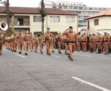 Curitiba, 28 de agosto de 2019.  Policiais Militares promovidos em 10 de agosto são homenageados. 