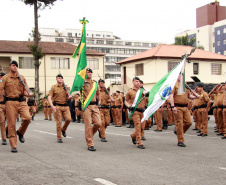 Curitiba, 28 de agosto de 2019.  Policiais Militares promovidos em 10 de agosto são homenageados. 