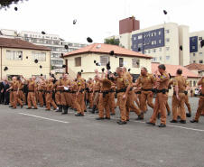 Curitiba, 28 de agosto de 2019.  Policiais Militares promovidos em 10 de agosto são homenageados. 