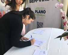 O Governo do Paraná, por meio da Secretaria de Estado do Planejamento e Projetos Estruturantes, realizou a quinta audiência pública do Plano Plurianual 2020-2023. O encontro foi nesta quinta-feira (29), em Cascavel, no auditório da Associação dos Municípios do Oeste do Paraná (Amop) e reuniu produtores rurais, lideranças do agronegócio e autoridades.
Curitiba, 29/08/2019 - Foto: Divulgação SEPL