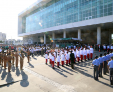 Governador Carlos Massa Ratinho Junior participa da abertura da Semana da Pátria.Foto Gilson Abreu/ANP