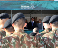 Governador Carlos Massa Ratinho Junior participa da abertura da Semana da Pátria.Foto Gilson Abreu/ANP