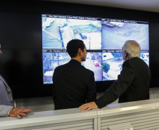 O  vice governador Darci Piana participa nesta segunda-feira (02) da apresentação da consolidação do Inquérito Digital Paraná. Com este sistema, que já foi implantado, todas as etapas dos inquéritos policiais passam a ser digitais, garantindo mais agilidade e economia.   02/09/2019 -Foto: Geraldo Bubniak/AEN