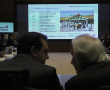 O governador Carlos Massa Ratinho Junior reunido com seu secretariado.Curitiba, 03-09-19.Foto: Arnaldo Alves / ANPr.