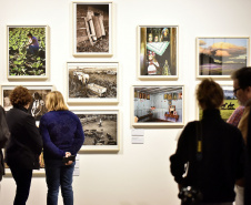 Abertura da exposição "Aproximações" de João Urban, no Museu Paranaense(MP).Curitiba, 22 de agosto de 2019.Foto: Kraw Penas/SECC
