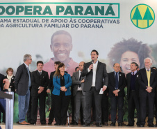 O governador Carlos Massa Ratinho Junior lança nesta terça-feira (03) o Programa de Apoio ao Cooperativismo da Agricultura Familiar no Palácio Iguaçu.   03/09/2019 - Foto: Geraldo Bubniak/AEN