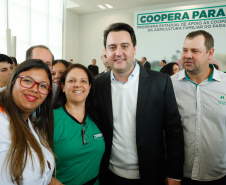 O governador Carlos Massa Ratinho Junior lançou nesta terça-feira (3), no Palácio Iguaçu, o Programa de Apoio ao Cooperativismo da Agricultura Familiar no Paraná - Coopera Paraná