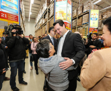 O governador Carlos Massa Ratinho Junior participa nesta quarta-feira (04) da   inauguração do Max Atacadista de Pinhais, na Região Metropolitana de Curitiba.   03/09/2019 - Foto: Geraldo Bubniak/AEN