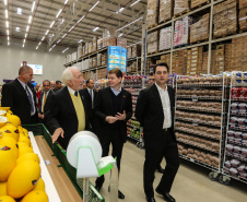 O governador Carlos Massa Ratinho Junior participa nesta quarta-feira (04) da   inauguração do Max Atacadista de Pinhais, na Região Metropolitana de Curitiba.   03/09/2019 - Foto: Geraldo Bubniak/AEN