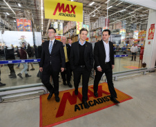 O governador Carlos Massa Ratinho Junior participa nesta quarta-feira (04) da   inauguração do Max Atacadista de Pinhais, na Região Metropolitana de Curitiba.   03/09/2019 - Foto: Geraldo Bubniak/AEN