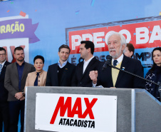 O governador Carlos Massa Ratinho Junior destacou nesta quarta-feira (4) os empreendimentos do setor comercial, inaugurados nesta semana, e que geram 600 novos empregos em Curitiba e Região Metropolitana