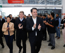 O governador Carlos Massa Ratinho Junior destacou nesta quarta-feira (4) os empreendimentos do setor comercial, inaugurados nesta semana, e que geram 600 novos empregos em Curitiba e Região Metropolitana