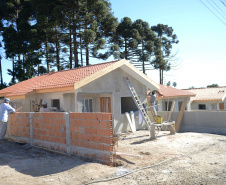 Das 43 obras que vêm sendo monitoradas pelo grupo de trabalho, 13 são de responsabilidade da Cohapar. Foto: Arquivo/Cohapar