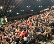 A Secretaria da Justiça, Família e Trabalho do Paraná foi a vencedora do prêmio Sesi ODS – Objetivos de Desenvolvimento Sustentável 2019 na categoria Poder Público, com o programa Renda Agricultor Familiar, que beneficia 5.600 famílias rurais em situação de vulnerabilidade social de 156 municípios paranaenses. A revelação dos vencedores foi realizada nesta quinta-feira (05), em solenidade no Campus da Indústria, em Curitiba. Foto: Divulgação/SEJUF