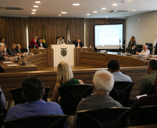Representantes da Secretaria de Estado da Agricultura e do Abastecimento, do Instituto Paranaense de Assistência Técnica e Extensão Rural (Emater) e da Agência de Defesa Agropecuária do Paraná (Adapar) discutiram nesta segunda-feira (09), em audiência pública na Assembleia Legislativa, formas de ajudar os pequenos produtores de leite do Estado