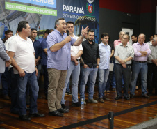 O governador Carlos Massa Ratinho Junior autorizou nesta quinta-feira (12) a liberação de cerca de R$ 20,9 milhões para a ampliação do atendimento da Santa Casa de Paranavaí. Do total, R$ 19,6 milhões são para aquisição de equipamentos para a nova ala do hospital, a Unidade Morumbi. O restante será usado na construção da área que receberá o laboratório de Análises Clínicas do complexo. Foto: José Fernando Ogura/AEN