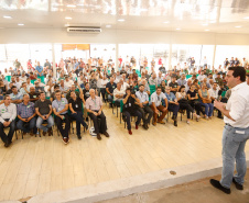 O governador Carlos Massa Ratinho Junior lançou nesta quinta-feira (12), em Paranavaí, o Programa de Irrigação, que tem como objetivo aumentar a produtividade agrícola e potencializar a produção do Paraná