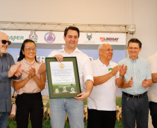 O governador Carlos Massa Ratinho Junior lançou nesta quinta-feira (12), em Paranavaí, o Programa de Irrigação, que tem como objetivo aumentar a produtividade agrícola e potencializar a produção do Paraná