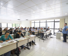 SEAP - Curso para os novos servidores.Curitiba, 10-09-19.Foto: Arnaldo Alves / AEN.